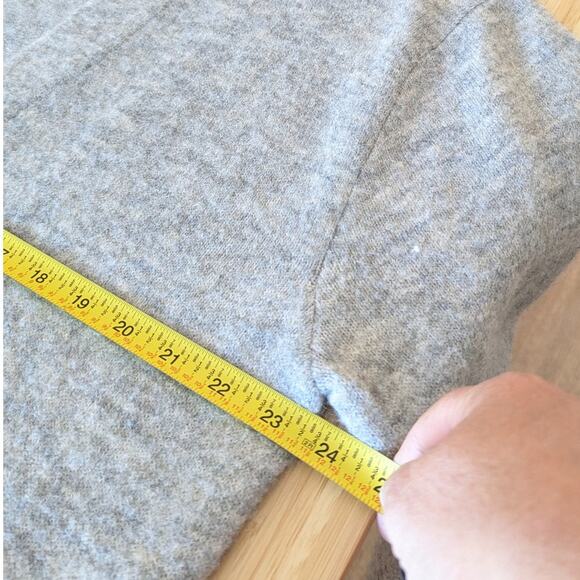 H&M HM Gray Wool Blend Open Front Long Sleeve Long Cardigan, size M - Picture 5 of 7